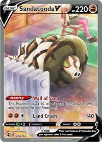 Sandaconda V (Alternate Full Art) - SWSH08: Fusion Strike - 252/264