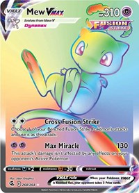 Mew VMAX (Secret) - SWSH08: Fusion Strike - 268/264