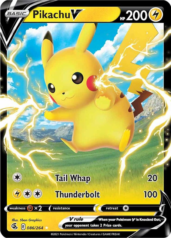Pikachu V - Fusion Strike #086/264