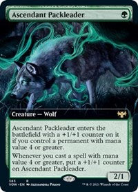 Ascendant Packleader (Extended Art) - Innistrad: Crimson Vow - 383