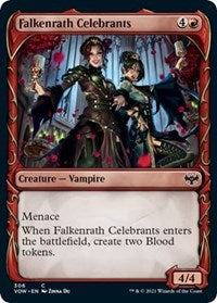 Falkenrath Celebrants (Showcase) - Innistrad: Crimson Vow - 306