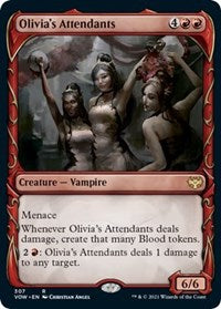 Olivia's Attendants (Showcase) - Innistrad: Crimson Vow - 307