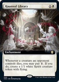 Haunted Library (Extended Art) - Commander: Innistrad: Crimson Vow - 44
