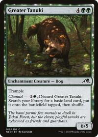 Greater Tanuki - Kamigawa: Neon Dynasty - 189