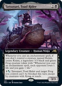 Tatsunari, Toad Rider (Extended Art) - Kamigawa: Neon Dynasty - 461