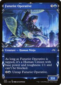 Futurist Operative (Showcase) - Kamigawa: Neon Dynasty - 333