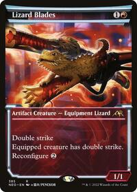 Lizard Blades (Showcase) - Kamigawa: Neon Dynasty - 385