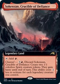 Sokenzan, Crucible of Defiance (Extended Art) - Kamigawa: Neon Dynasty - 504