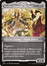 Norika Yamazaki, the Poet (Showcase) - Kamigawa: Neon Dynasty - 311