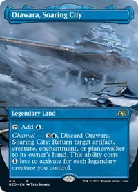 Otawara, Soaring City (Borderless) - Kamigawa: Neon Dynasty - 414