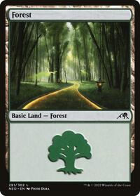 Forest (291) - Kamigawa: Neon Dynasty - 291
