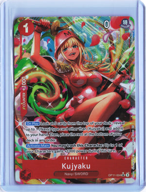 Kujyaku (Alternate Art) SR A Fist of Divine Speed OP11-004 NM