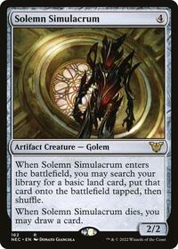Solemn Simulacrum - Commander: Kamigawa: Neon Dynasty - 162