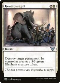 Generous Gift - Commander: Kamigawa: Neon Dynasty - 84