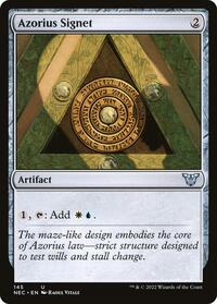 Azorius Signet - Commander: Kamigawa: Neon Dynasty - 145