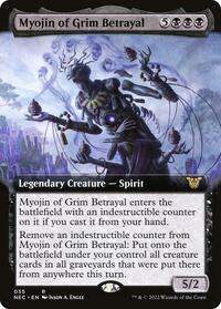 Myojin of Grim Betrayal (Extended Art) - Commander: Kamigawa: Neon Dynasty - 55