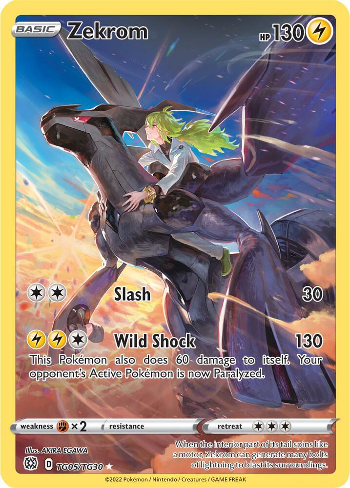 Zekrom - Brilliant Stars Trainer Gallery #TG05/TG30