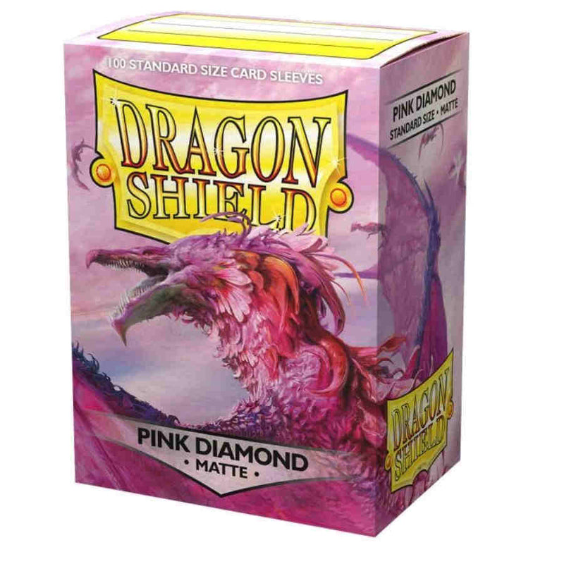 Dragon Shield: Matte Pink Diamond Sleeves - 100 Pack