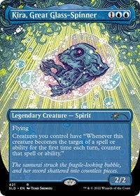 Kira, Great Glass-Spinner (Borderless) - Secret Lair Drop Series - 421