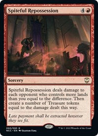 Spiteful Repossession - Commander: Streets of New Capenna - 90