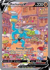 Machamp V (Alternate Full Art) - Astral Radiance #172/189