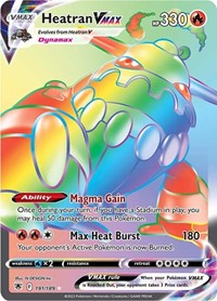Heatran VMAX (Secret) - Astral Radiance #191/189