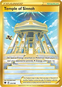 Temple of Sinnoh (Secret) - SWSH10: Astral Radiance - 214/189