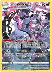 Galarian Obstagoon - Astral Radiance Trainer Gallery #TG10/TG30