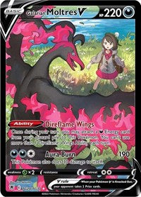Galarian Moltres V - Astral Radiance Trainer Gallery #TG20/TG30