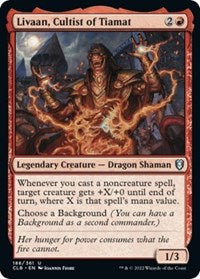 Livaan, Cultist of Tiamat - Commander Legends: Battle for Baldur's Gate - 188