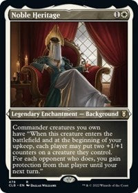 Noble Heritage (Foil Etched) - Commander Legends: Battle for Baldur's Gate - 478