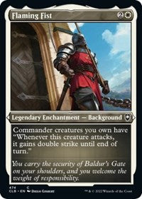 Flaming Fist (Foil Etched) - Commander Legends: Battle for Baldur's Gate - 474