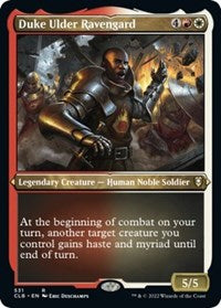 Duke Ulder Ravengard (Foil Etched) - Commander Legends: Battle for Baldur's Gate - 531