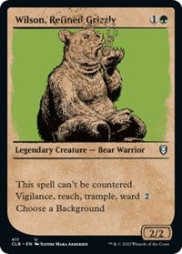 Wilson, Refined Grizzly (Showcase) - Commander Legends: Battle for Baldur's Gate - 411