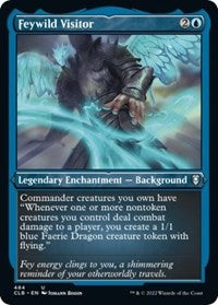Feywild Visitor (Foil Etched) - Commander Legends: Battle for Baldur's Gate - 484