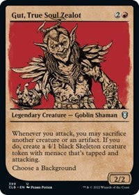 Gut, True Soul Zealot (Showcase) - Commander Legends: Battle for Baldur's Gate - 399