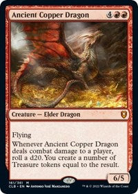 Ancient Copper Dragon - Commander Legends: Battle for Baldur's Gate #161