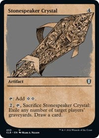 Stonespeaker Crystal (Showcase) - Commander Legends: Battle for Baldur's Gate - 450