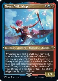 Neera, Wild Mage (Foil Etched) - Commander Legends: Battle for Baldur's Gate - 545
