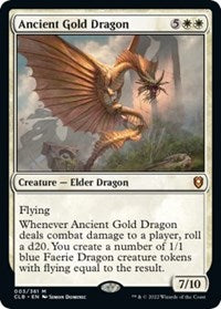 Ancient Gold Dragon - Commander Legends: Battle for Baldur's Gate - 3