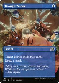 Thought Scour (Borderless) - Double Masters 2022 - 351