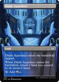 Dimir Aqueduct (Borderless) - Double Masters 2022 #404