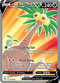 Alolan Exeggutor V (Full Art) - GO #071/078