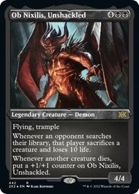Ob Nixilis, Unshackled (Foil Etched) - Double Masters 2022 - 442