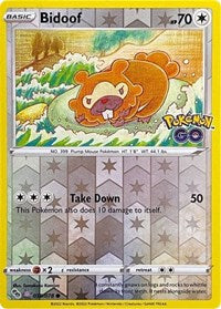 Bidoof (Peelable Ditto) - GO #059/078