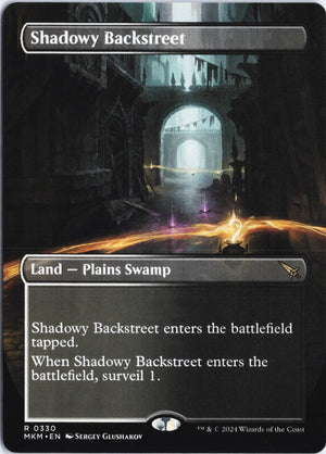 Shadowy Backstreet (Borderless) R Murders at Karlov Manor 330 NM