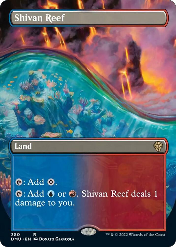 Shivan Reef (Borderless) - Dominaria United #380