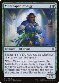 Vineshaper Prodigy - Dominaria United - 187