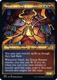 Najal, the Storm Runner (Textured Foil) - Dominaria United - 348