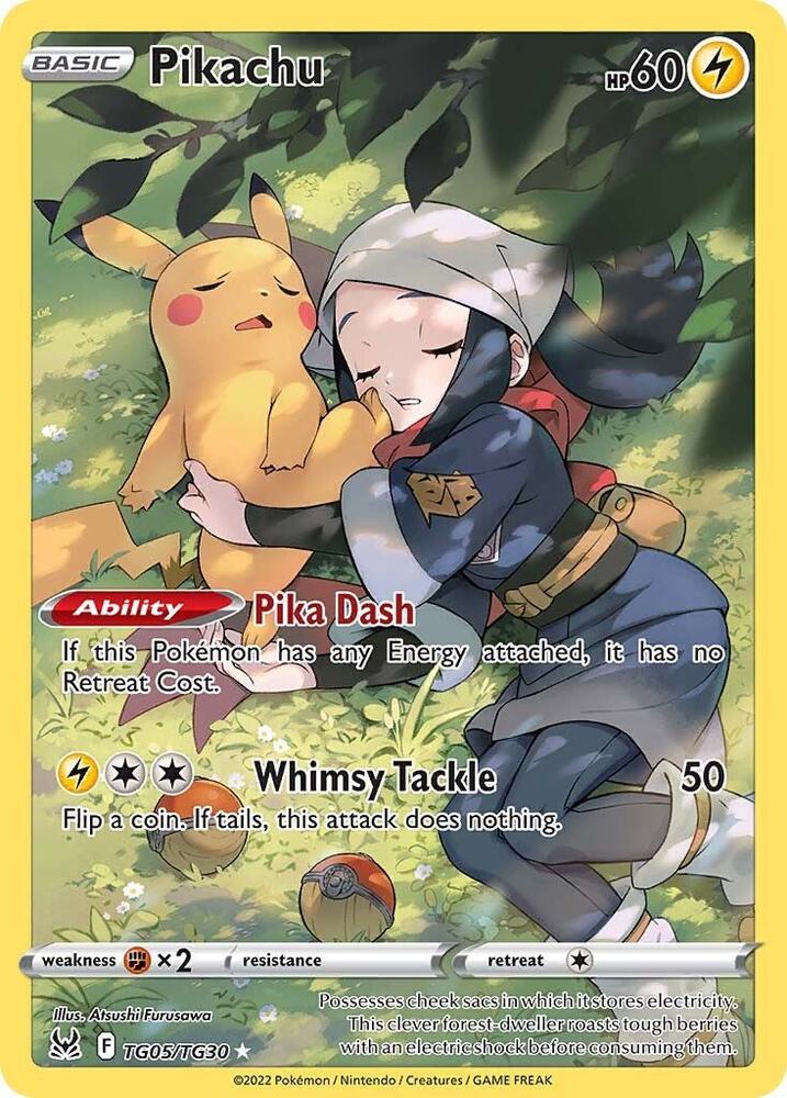 Pikachu - Lost Origin Trainer Gallery #TG05/TG30